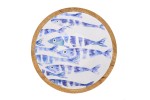 Tigela esmalte peixe