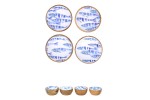 Set 4 Tigelas esmalte peixe
