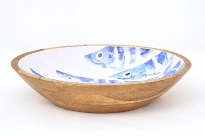 Tigela esmalte peixe