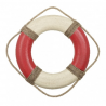 Réplica de anel salva-vidas para decoração de casa, em promoção online.