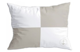 2 almofadas "Flags 2" bege
