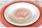 Set 6 Prato raso HARMONY Coral