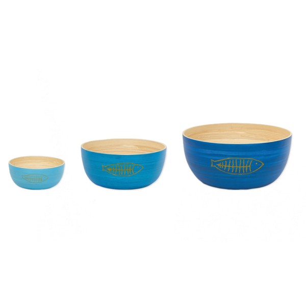 3 tigelas de bambu 3 tigelas de bambu